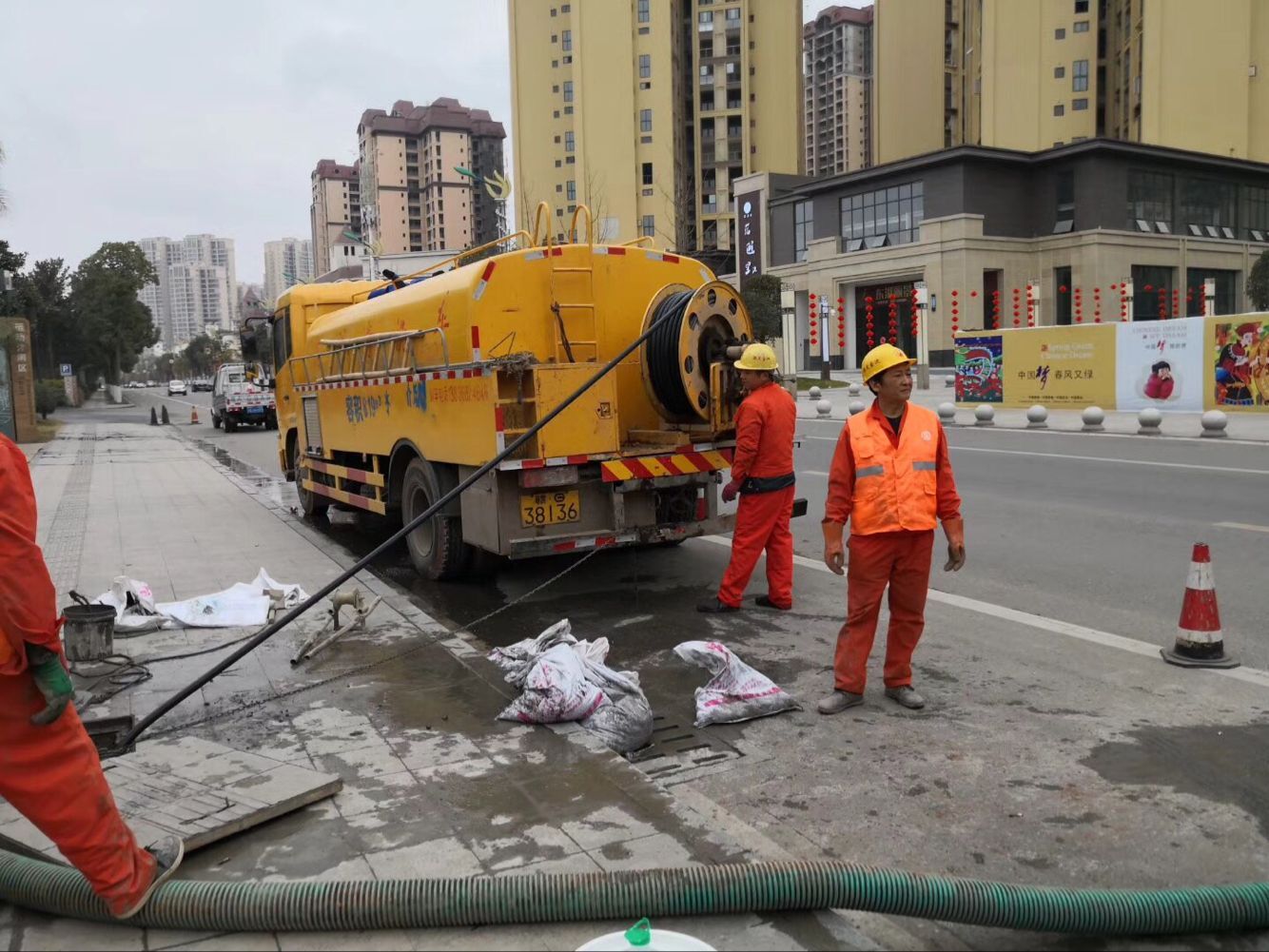 乌兰浩特排污管道清淤-管道清洗